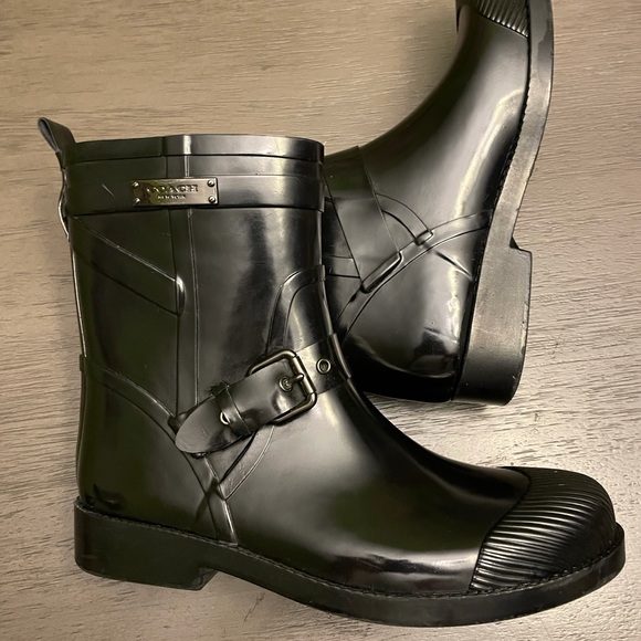COACH rain boots